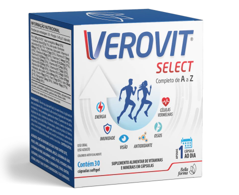 Verovit Select Polivitamínico A a Z 30 cápsulas - comprar online