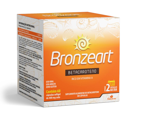 Bronzeart Betacaroteno 60 cápsulas