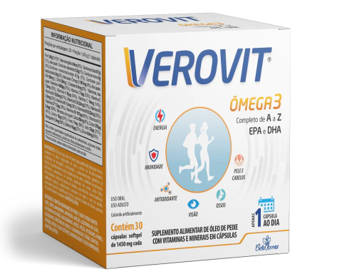 Verovit Ômega 3 A a Z Polivitaminico + Ômega 3 30 cápsulas - comprar online