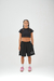 "BASIC EMBROIDERED LOGO SHORT" black