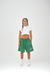 "BASIC EMBROIDERED LOGO SHORT" green