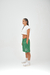 "BASIC EMBROIDERED LOGO SHORT" green - comprar online