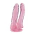 Dildo Duplo Realístico - Transparente - 17,3 x 3,5 - SI - comprar online