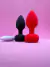 Flower - Plug Anal em silicone com Vibrador via Controle Remoto - comprar online