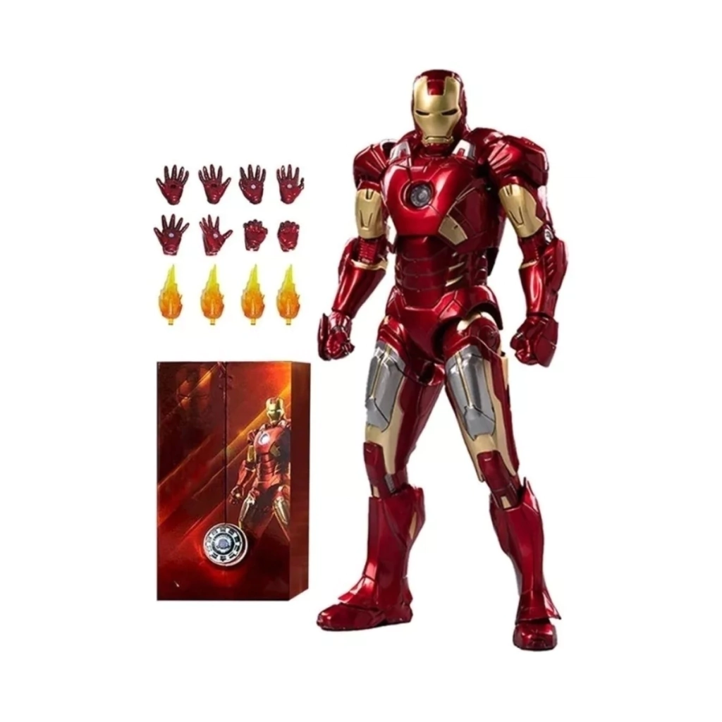 Figura De Accion Iron Man Mark 7 Zdtoys
