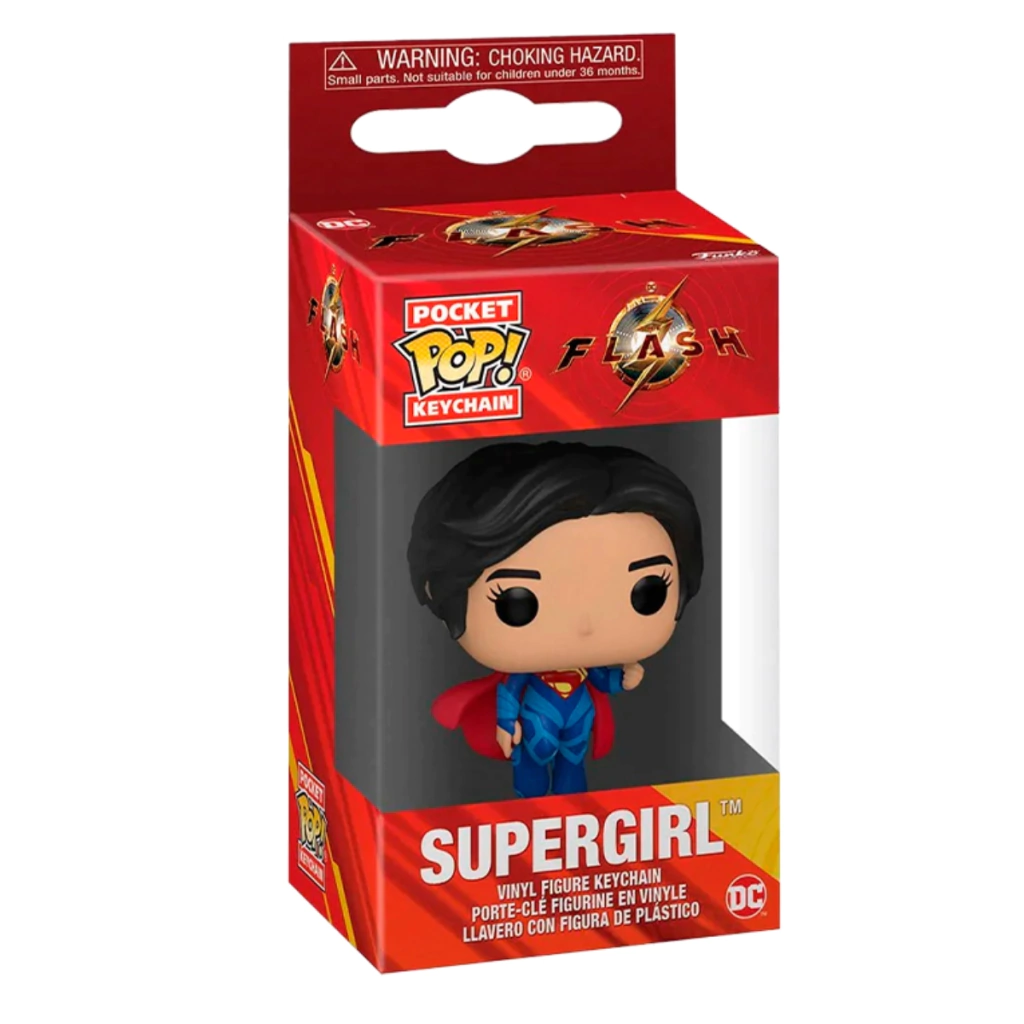 Pocket Pop Keychain: DC The Flash - Supergirl Llavero