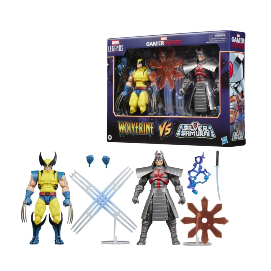 Figuras de acción de Marvel Legends Gamerverse Wolverine vs. Silver Samurai
