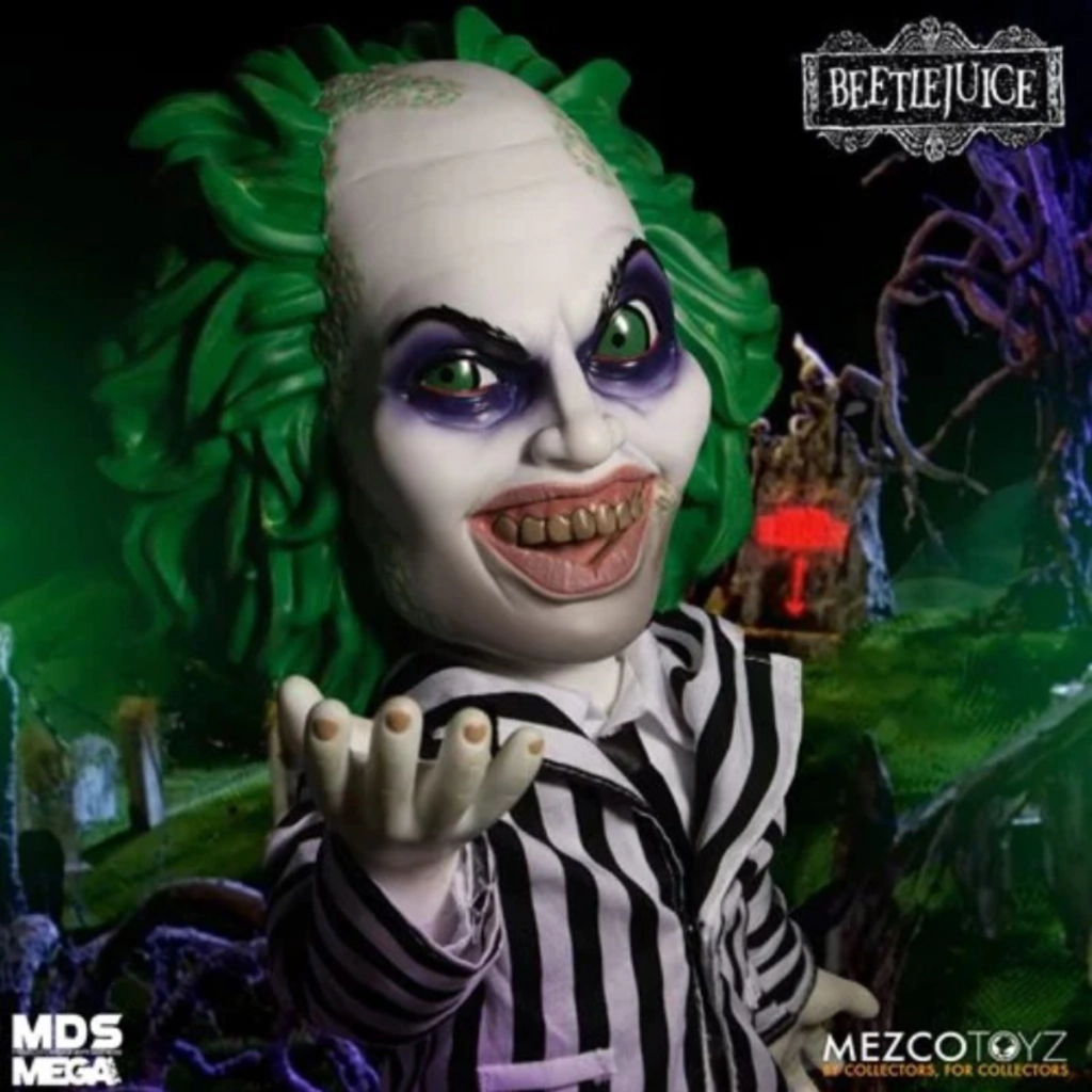 Mezco Beetlejuice a gran escala de 15 pulgadas