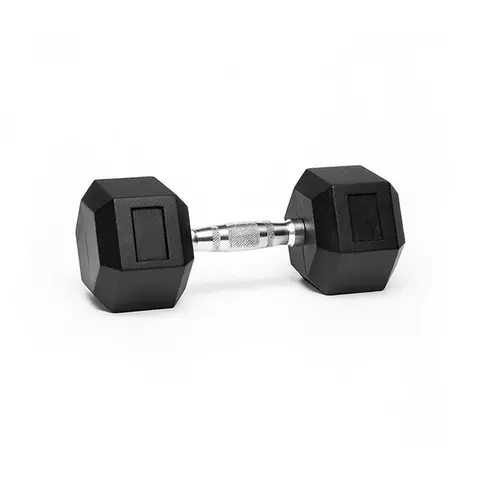 Mancuerna hexagonal engomada de 25 kg