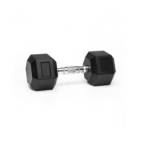 Mancuerna hexagonal engomada de 20 kg