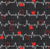 Conjunto Ecocardiograma Preto (MICROFIBRA)