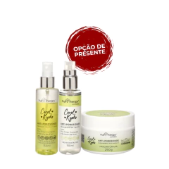 Kit Anti-Porosidade Finalizador Bifásico + Gel Reconstrutor + Máscara | Carol Kyoko - c/3 Itens - comprar online
