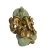 Estátua de Ganesha Deus Hindu da Prosperidade 22 cm Verde Alecrim na internet