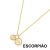 Pingente Signos Folhado a Ouro com Cristal Variado- Várias Opções - comprar online
