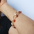 Pulseira de Cristais Rede Ajustável Feminino Dourada - comprar online