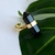 Anel Quartzo Fumê Biterminado Dourado Prata Regulável Pedra Natural - Hadu Esotéricos