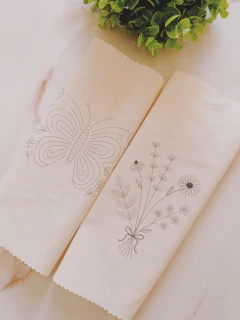 Kit 2 Riscos BordaPlanta Impressos no Tecido - comprar online