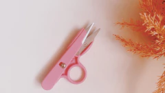 Tesoura de Arremate Rosa na internet