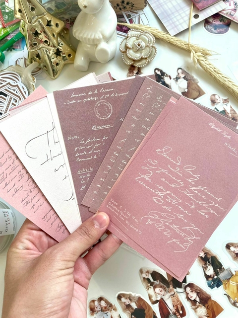 Kit Papéis Rose Glamour