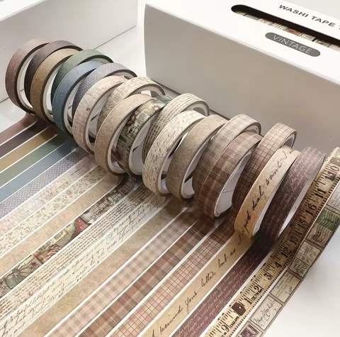 Kit Washi Tapes Vintage Journal - comprar online