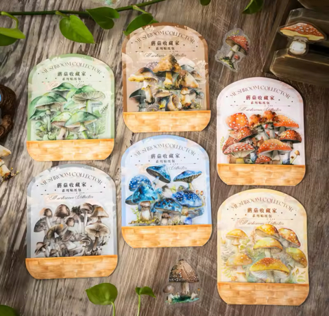 Adesivos Cogumelos da Floresta
