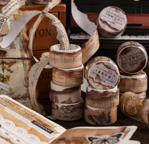 Washi Tape Vintage em chamadas