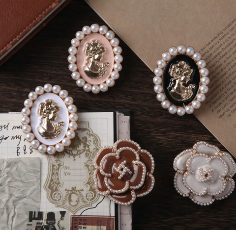 Prendedor de Páginas Vintage Luxo