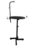 MESA DE TOSA PLENITUDE COM REGULAGEM DE ALTURA, TAMPO REDONDO GIRATORIO - 60CM DIAMETRO - PRETA - comprar online