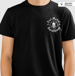 Camiseta Algodão Peruano Fiel Metal - Corinthians Rock