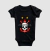 Body Infantil Caveira Fiel Metal - comprar online