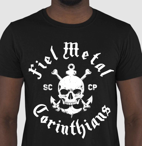 Camiseta Tradicional Fiel Metal - Corinthians Rock