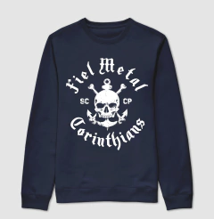 Suéter Moletom Fiel Metal - Corinthians Rock na internet