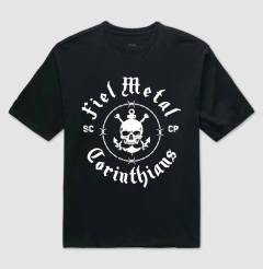 Camiseta Fiel Metal Oversized – Corinthians Rock - comprar online
