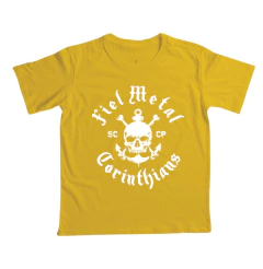 Camiseta Infantil Fiel Metal - Corinthians Rock - FIELMETAL