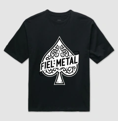 Camiseta Fiel Metal Oversized – Estampada