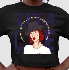 Camiseta Cropped Fiel Metal - Rita Lee