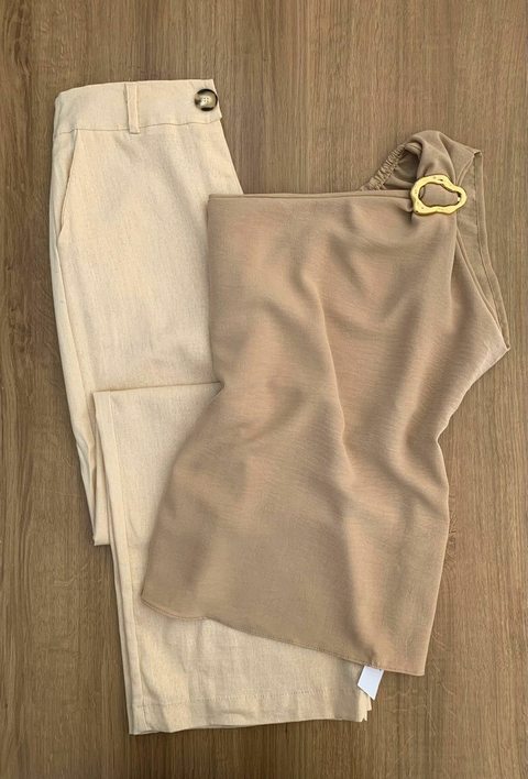 PANTALONA LINHO CRU
