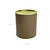 Tubo Lata Tampa Metalizada Dourada 15x15cm (Ideal para panetone 400g)