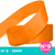 Fita de Cetim Nº 9 38mm Cor Laranja Neon