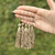 Tassel 70mm em poliéster - Pacote com 5 unidades - Cor Caqui Ref. 044n