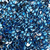Chaton para Colagem Oval Sextavado - 10x14mm - Pacote com 10g - Cor: Azul Claro