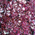 Chaton para Colagem Oval Sextavado - 13x18mm - Pacote com 10g - Cor: Rosa Claro