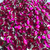 Chaton para Colagem Oval Sextavado - 13x18mm - Pacote com 10g - Cor: Rosa Pink