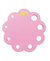 FlowerUp - Tamanho Médio 15x15cm - Base Boleadora - Cor Rosa