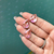 Chaton para Colagem - Formato Gota - 12x18mm - Pacote com 10g - Cor: Rosa Claro - comprar online