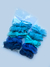 Kit Elástico Chato 7mm - Tons Azul ref. EC001