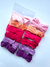 Kit Elástico Chato 7mm - Tons Rosa ao Roxo ref. EC004