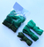 Kit Elástico Chato 7mm Lurex - COM GLITTER - Kit Natureza ref. EC010