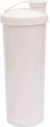 Long Drink 300ml Branco LEITOSO Com Tampa FLIP na cor Branco