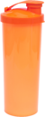 Long Drink 300ml Laranja LEITOSO Com Tampa FLIP na cor Laranja